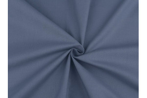 Látka bavlnená - jednofarebná - Modrá Jeans