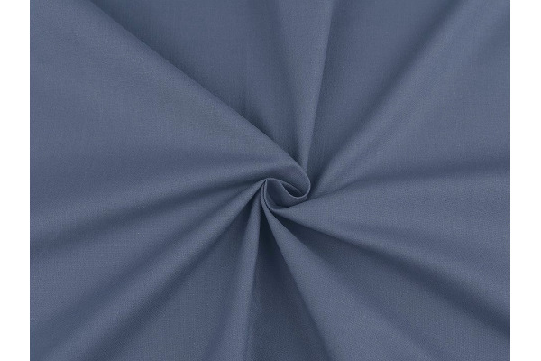 Látka bavlnená - jednofarebná - Modrá Jeans