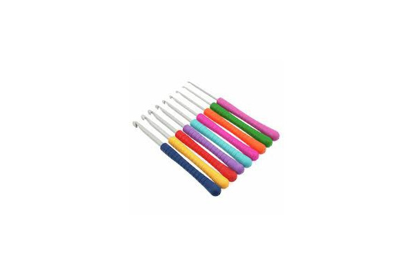 Háčik na háčkovanie Pony Easy Grip - s pogumovanou rúčkou