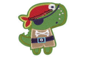 Nažehlovačka - pirát - zelený