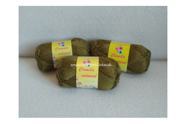 Camila natural 154 - vojensky zelená
