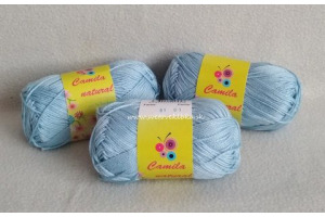 Camila natural 81 - nebeská modrá
