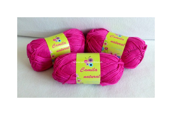Camila natural 42 - cyklámenová