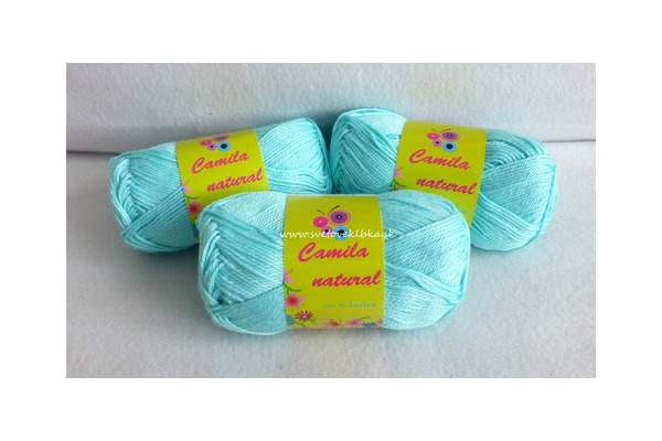 Camila natural 122 - ľadovomodrá