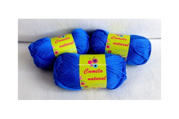 Camila natural 100 - kráľovská modrá