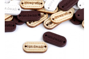 Gombík drevený - Handmade