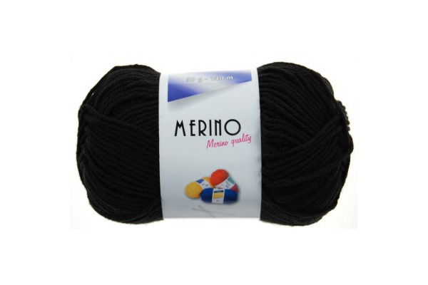 Merino Vlnap 14702 - čierna
