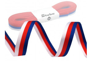 Stuha trikolora šírka 10mm - zväzok po 10m