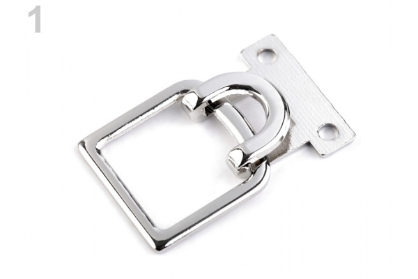 Kovové zapínanie 27x42 mm / Kovové zapínanie 27x42 mm - Nikel
