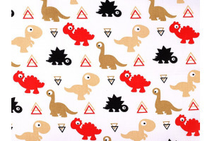 Látka bavlnená - Dinosaurus