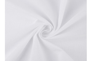 Látka bavlnená - jednofarebná Biela