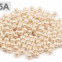 Voskované perly - Ø6 mm - 50g - 02B - krémová svetlá