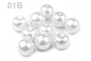 Voskované perly - Ø8 mm - 50g