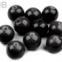 Voskované perly - Ø10 mm - 50g - 20B - čierna