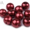 Voskované perly - Ø10 mm - 50g - Bordová 39A