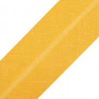 Šikmý prúžok bavlnený 20mm - Žltá 143 662
