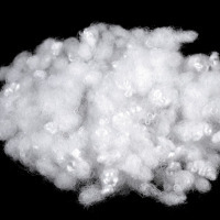 Výplň - duté vlákno do hračiek a vankúšov 1 kg - guličkové - bielené