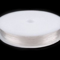 Silónová elastická guma - guľatá Ø0,4-0,6 mm - Transparent 04