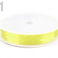 Silónová elastická guma - guľatá Ø0,4-0,6 mm - Žltá 11