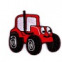Nažehlovačka - dopravné prostriedky - Traktor - červená 11