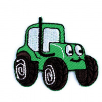 Nažehlovačka - dopravné prostriedky - Traktor zelený 13