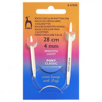 Kruhové ihlice Pony ponožkové 28cm - 4 mm