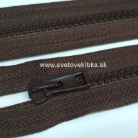 Zips vetrovkový, kosticový - UH - 85 cm - Hnedá 37