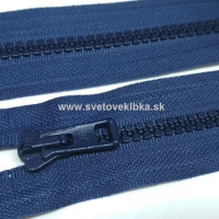 Zips vetrovkový, kosticový - UH - 80 cm - Tmavomodrá 25