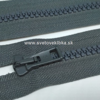 Zips vetrovkový, kosticový - UH - 60 cm - Tmavošedá 41