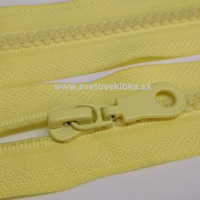 Zips vetrovkový, kosticový - UH - 55 cm - Svetložltá 05