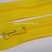 Zips vetrovkový, kosticový - UH - 55 cm - Tmavožltá 07