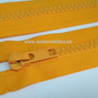 Zips vetrovkový, kosticový - UH - 55 cm - Svetlooranžová 08