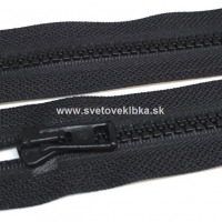 Zips vetrovkový, kosticový - UH - 30 cm - špirála 6mm - Čierna 43