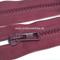 Zips vetrovkový, kosticový - UH - 35 cm - Bordová 19