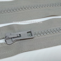 Zips vetrovkový, kosticový - UH - 35 cm - Svetlošedá 39