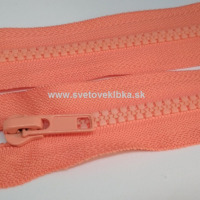 Zips vetrovkový, kosticový - UH - 35 cm - Tmavá lososová 14