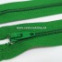 Zips šatový, špirálový - UH - 60 cm - Trávovo zelená 30