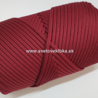 Odevná šnúra 4 mm - Vínová 10
