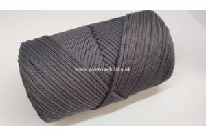 Odevná šnúra 4 mm - Šedá 40