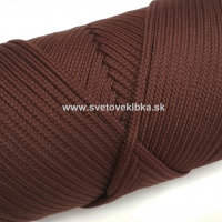 Odevná šnúra 4 mm - Hnedá 90
