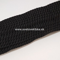 Točená šnúra 8 mm - Čierna 99
