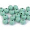 Drevené koráliky Ø10 mm - Mint 25