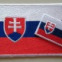 Nažehlovačka - Slovenská vlajka a znak - Vlajka malá