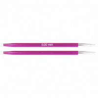 KnitPro Zing Vymeniteľné ihlice - Špičky - 5 mm
