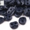 Brzdičky s dvoma dierkami 15x15 mm - Tmavomodrá 05