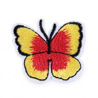 Nažehlovačka - Motýľ - Žltá 01