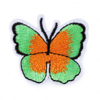 Nažehlovačka - Motýľ - Svetlozelená 07