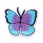 Nažehlovačka - Motýľ - Modrá 06