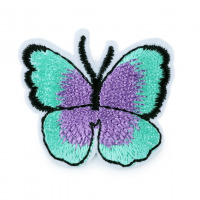 Nažehlovačka - Motýľ - Zelená pastelová 08