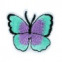 Nažehlovačka - Motýľ - Zelená pastelová 08